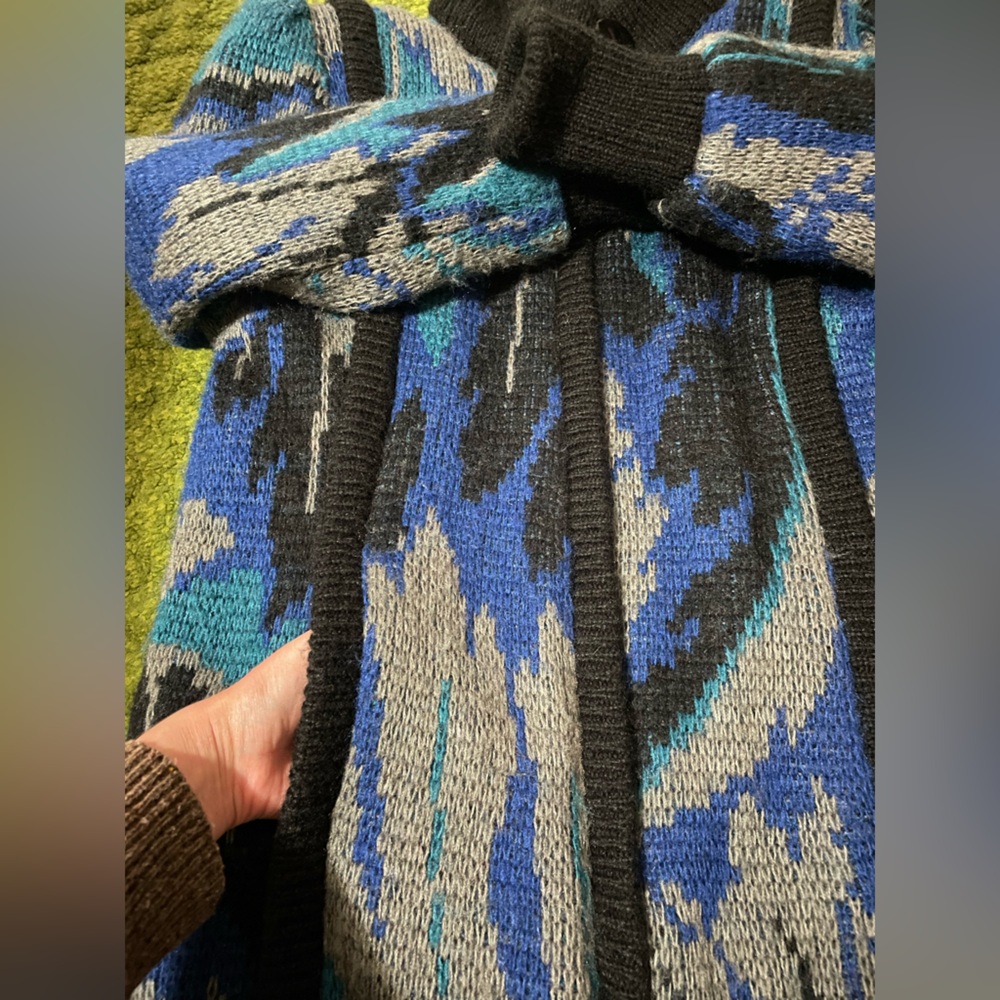 Vintage Allison Smith Knit Sweater Jacket - Picture 10 of 13
